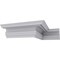 Ekena Millwork 7 1/4"H x 7 1/8"P x 9 7/8"F x 94 1/2"L, Devon Smooth Crown Moulding MLD07X07X09DE - alternate 6